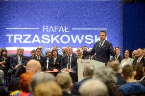 Presidential Candidate Rafal Trzaskowski Campaign Rally In Pabianice - Poland