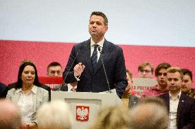 Presidential Candidate Rafal Trzaskowski Campaign Rally In Pabianice - Poland