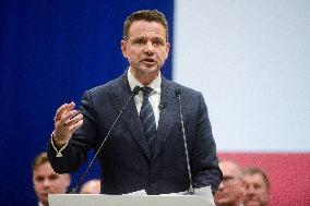 Presidential Candidate Rafal Trzaskowski Campaign Rally In Pabianice - Poland