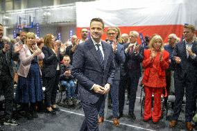 Presidential Candidate Rafal Trzaskowski Campaign Rally In Pabianice - Poland