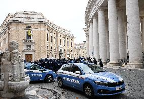 Jubilee 2025 -  Security Forces Around The Vatican - Rome