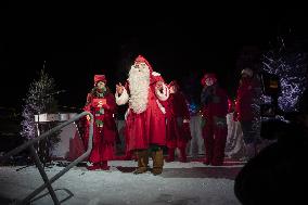 Father Christmas in Lapland