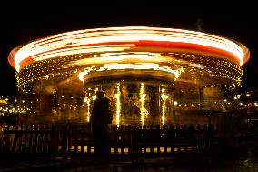 Christmas Lights In Downtown Of Sofia.