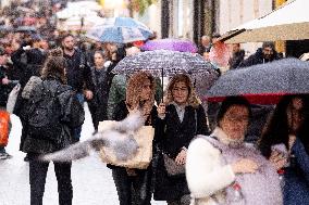 Daily Life In Athens, Greece