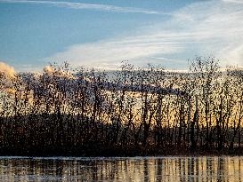 Sunrise At The Oxbow Nature Conservancy