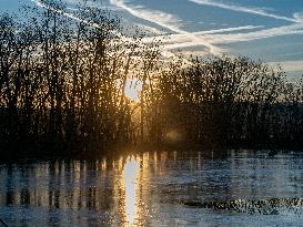 Sunrise At The Oxbow Nature Conservancy