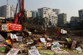 Protest In Dhaka.