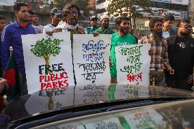 Protest In Dhaka.