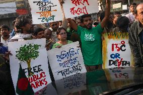 Protest In Dhaka.