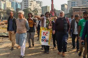 Protest In Dhaka.