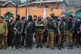 Protest Against The Reservation Policy In Srinagar