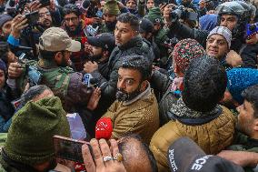 Protest Against The Reservation Policy In Srinagar