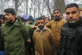 Protest Against The Reservation Policy In Srinagar