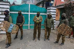 Protest Against The Reservation Policy In Srinagar