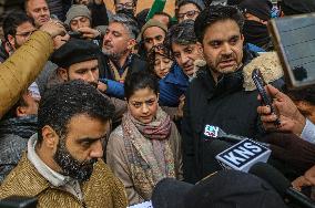 Protest Against The Reservation Policy In Srinagar