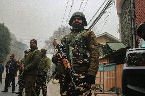 Protest Against The Reservation Policy In Srinagar