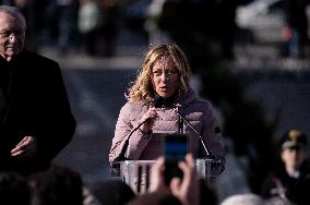 Inauguration Of Piazza Pia And The Extension Of The Lungotevere In Sassia Underpass As Part Of The Ongoing Works In Rome