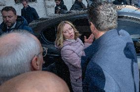 Inauguration Of Piazza Pia And The Extension Of The Lungotevere In Sassia Underpass As Part Of The Ongoing Works In Rome