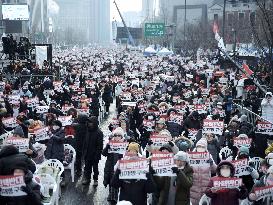 Rally by supporters of S. Korean President Yoon