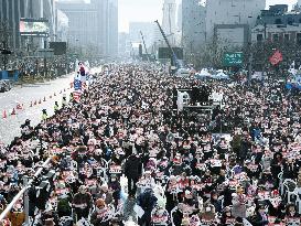 Rally by supporters of S. Korean President Yoon