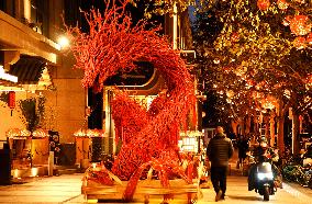 Lights Welcome 2025 New Year in Beijing