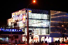 Lights Welcome 2025 New Year in Beijing