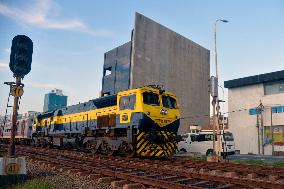 Coastal Railway Line In Colombo - Sri Lanka