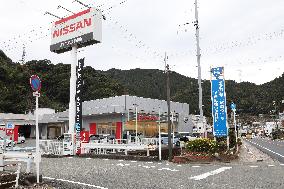 Nissan Motor Co., Ltd. exterior, logo, and signage