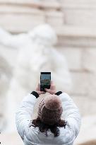 The Trevi Fountain After The Renovation In Rome