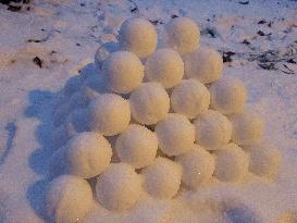 Winter Snowstorm In Toronto, Canada