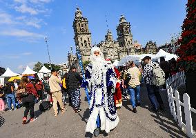 Russian Christmas Parade In Mexico City