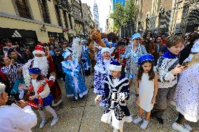 Russian Christmas Parade In Mexico City