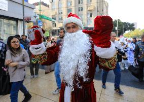 Russian Christmas Parade In Mexico City