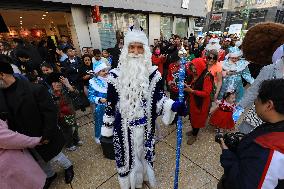 Russian Christmas Parade In Mexico City