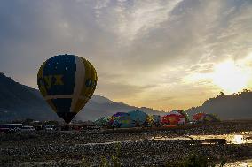 First International Hot Air Balloon Festival In Nepal.