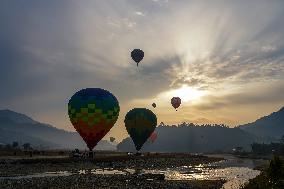 First International Hot Air Balloon Festival In Nepal.