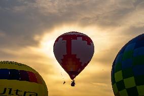 First International Hot Air Balloon Festival In Nepal.