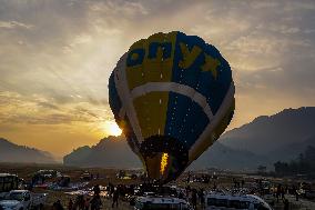 First International Hot Air Balloon Festival In Nepal.