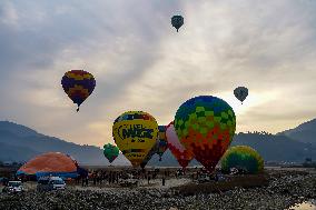 First International Hot Air Balloon Festival In Nepal.