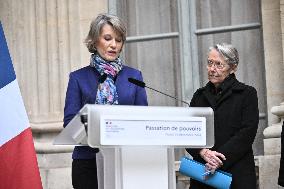 Handover Ceremony At The Education Ministry - Paris