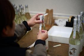 Sake Making At Jozan Brewery In Fukui - Japan