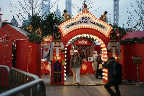 Christmas Market on the North Bund in Shanghai