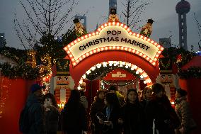 Christmas Market on the North Bund in Shanghai