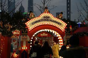 Christmas Market on the North Bund in Shanghai