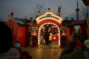 Christmas Market on the North Bund in Shanghai