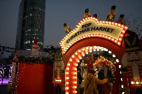 Christmas Market on the North Bund in Shanghai