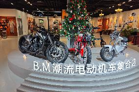 A High-end Electric Bicycle Store in Shanghai