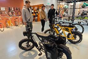 A High-end Electric Bicycle Store in Shanghai