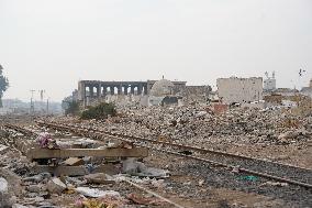 Destruction Of Al-Assali Neighborhood Following Opposition Displacement