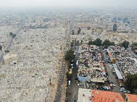 Destruction Of Al-Assali Neighborhood Following Opposition Displacement